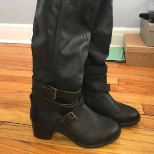 Mossimo Black Knee High Boots